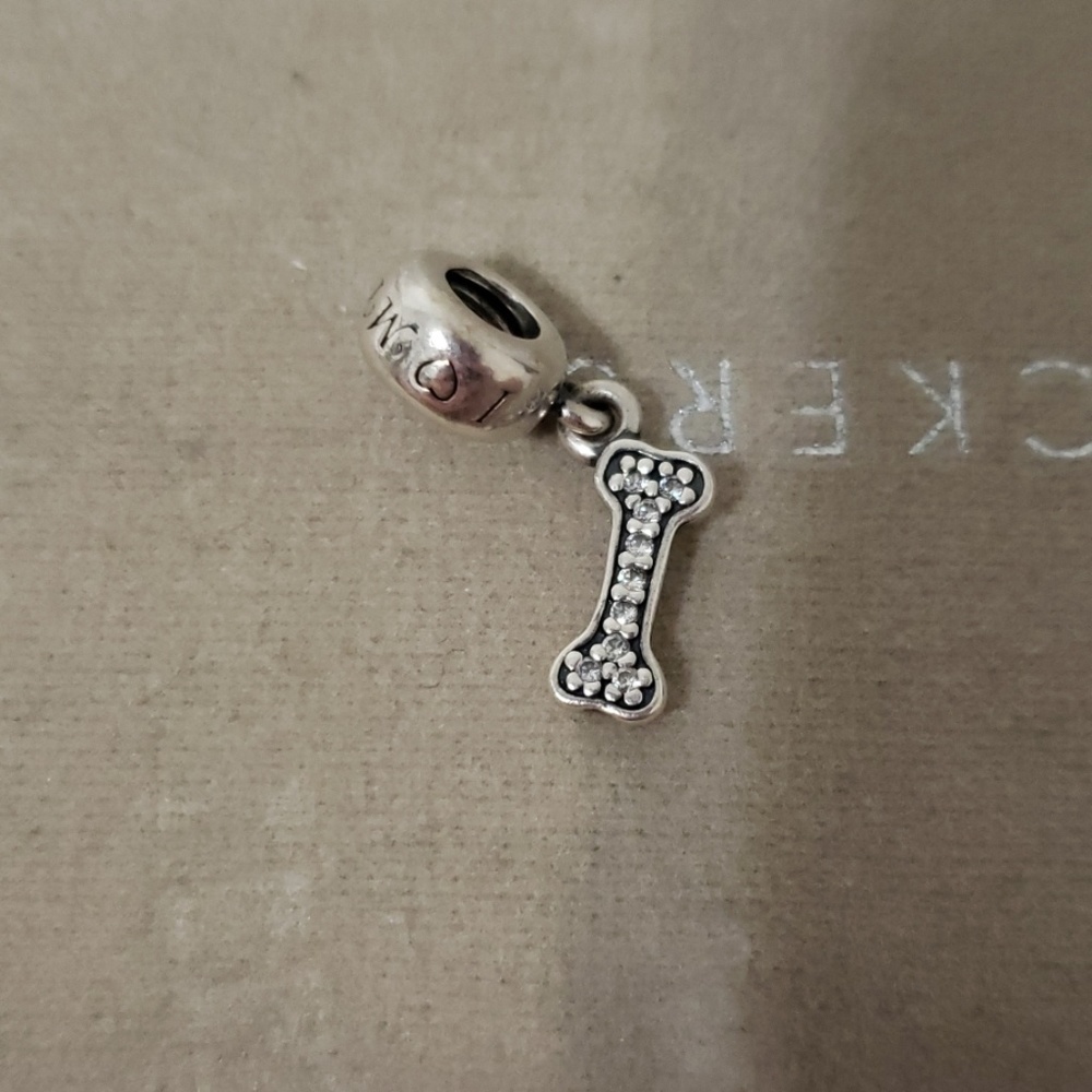 Pandora dog bone charm